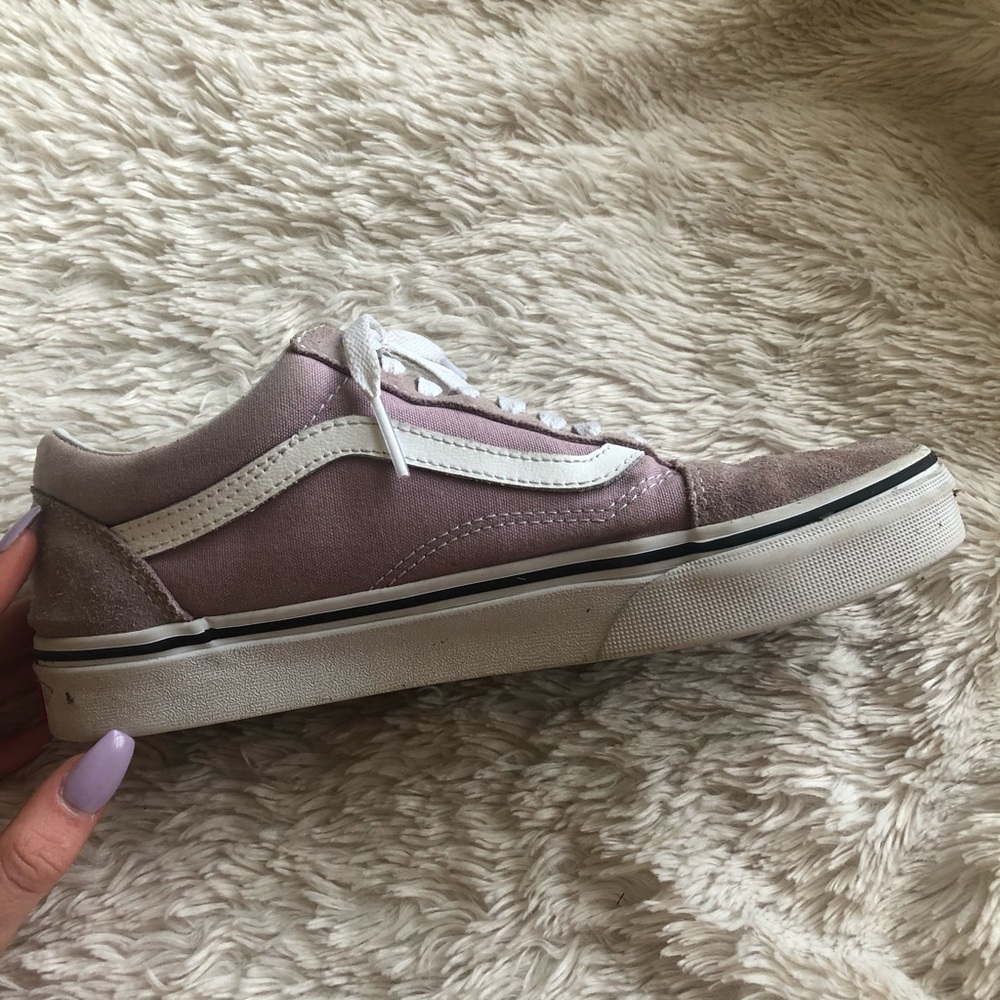 purple old skool vans